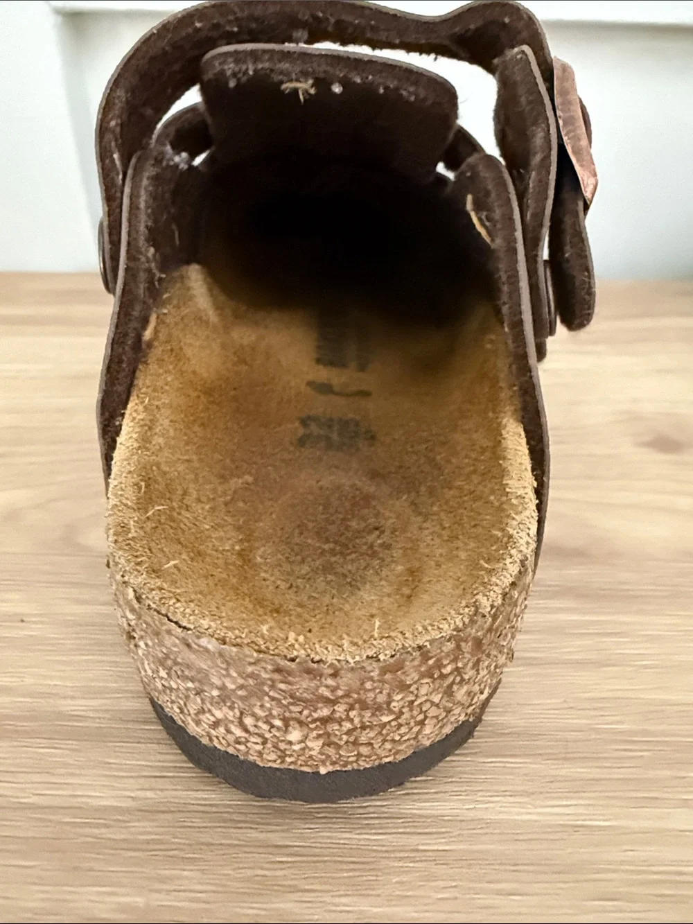 Birkenstock Kids Brown Double-Buckle Clog Sandals